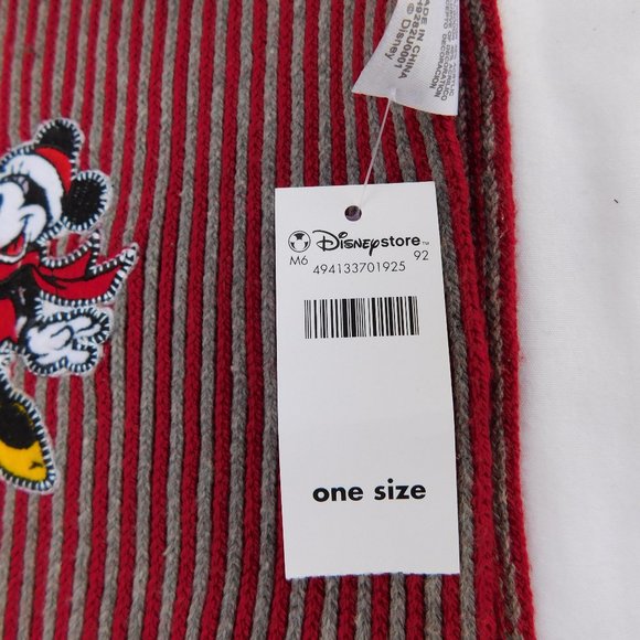 DISNEY STORE MINNIE MOUSE FRINGE SCARF - Picture 6 of 6